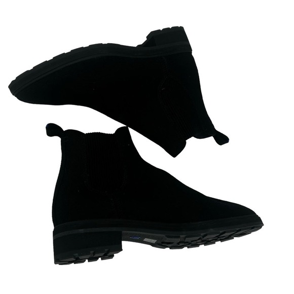 Rothy's The Lug Boot Merino Wool Lightweight Onyx Black Size W9.5 NWOB - Picture 7 of 11